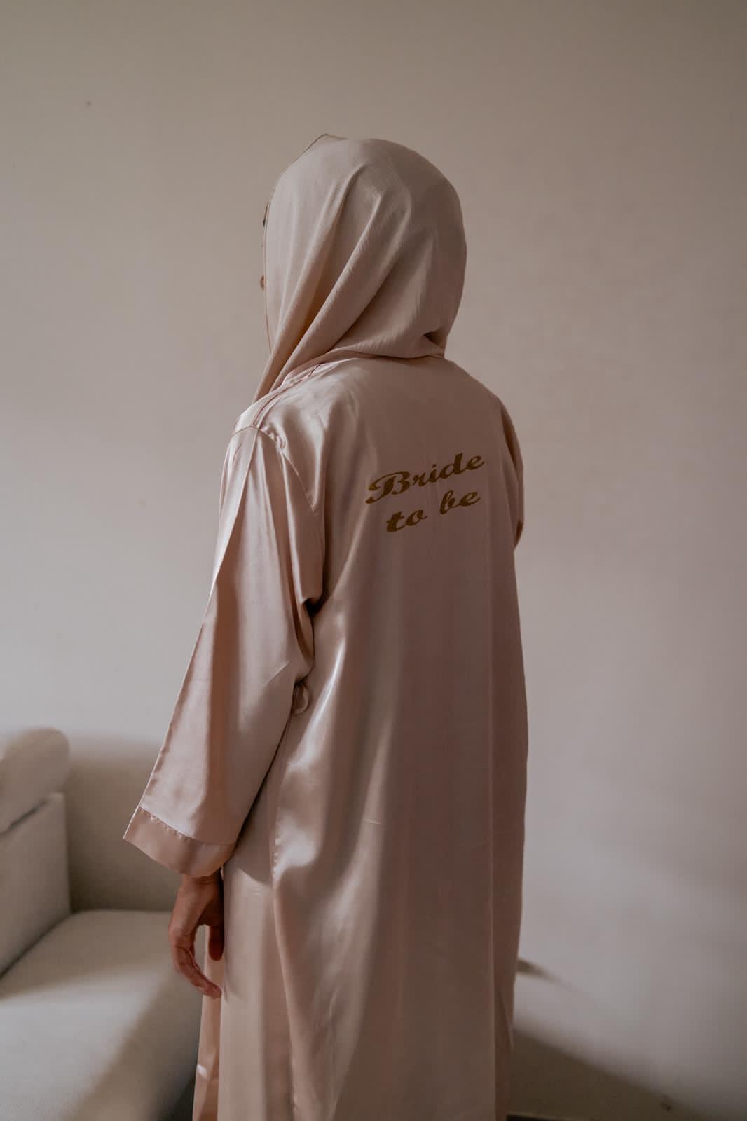 Peignoirs en satin Long