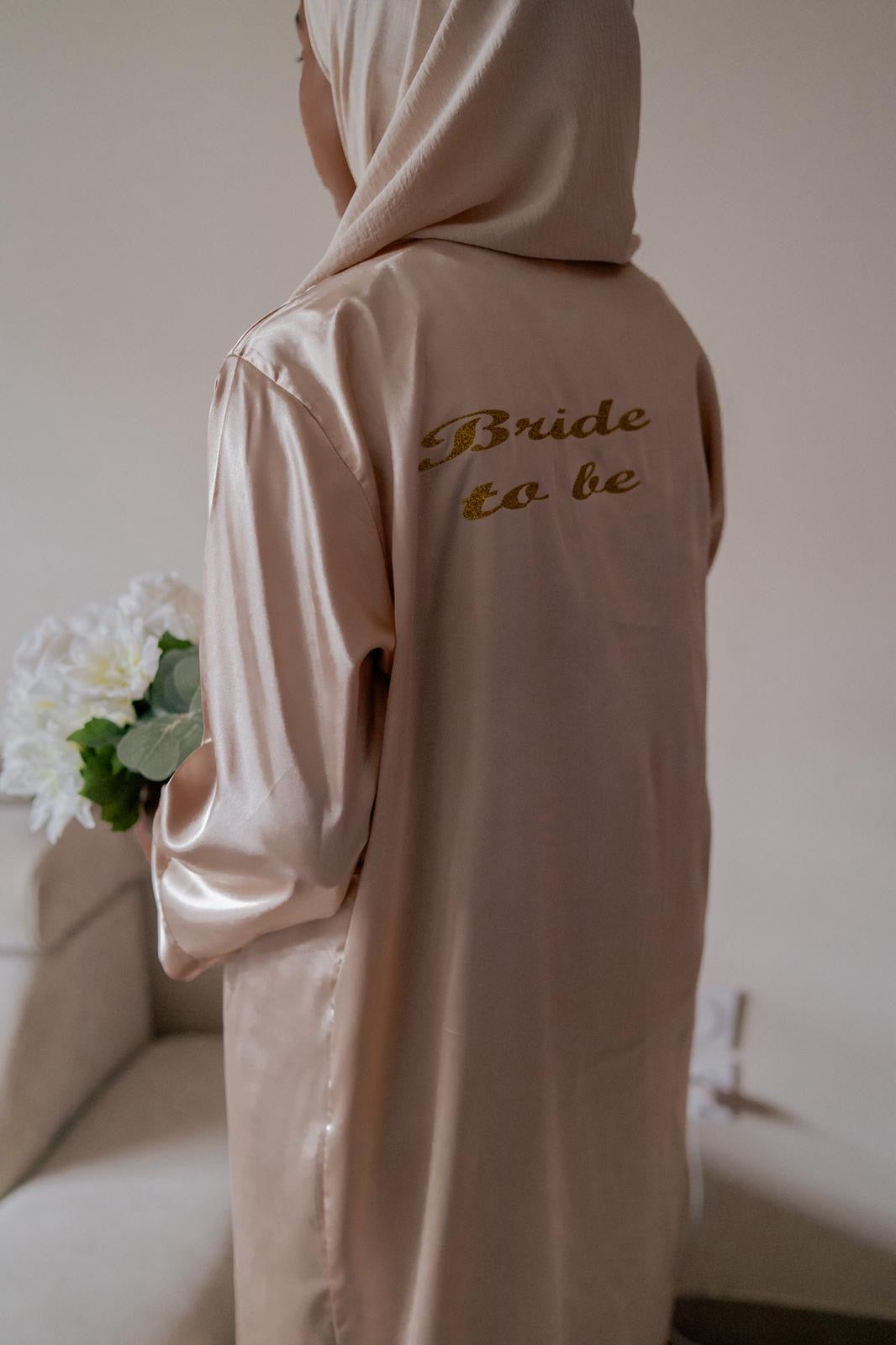 Peignoirs en satin Long